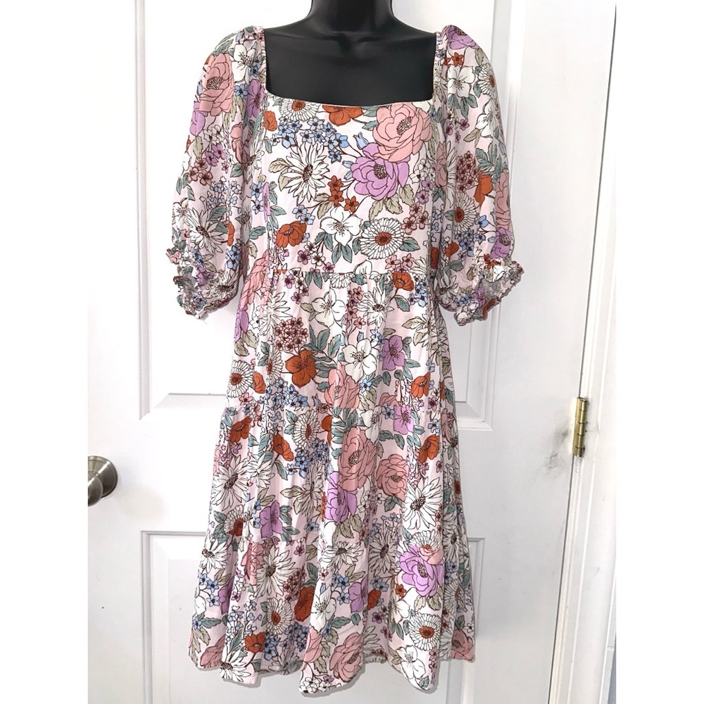 Polagram floral print dress
